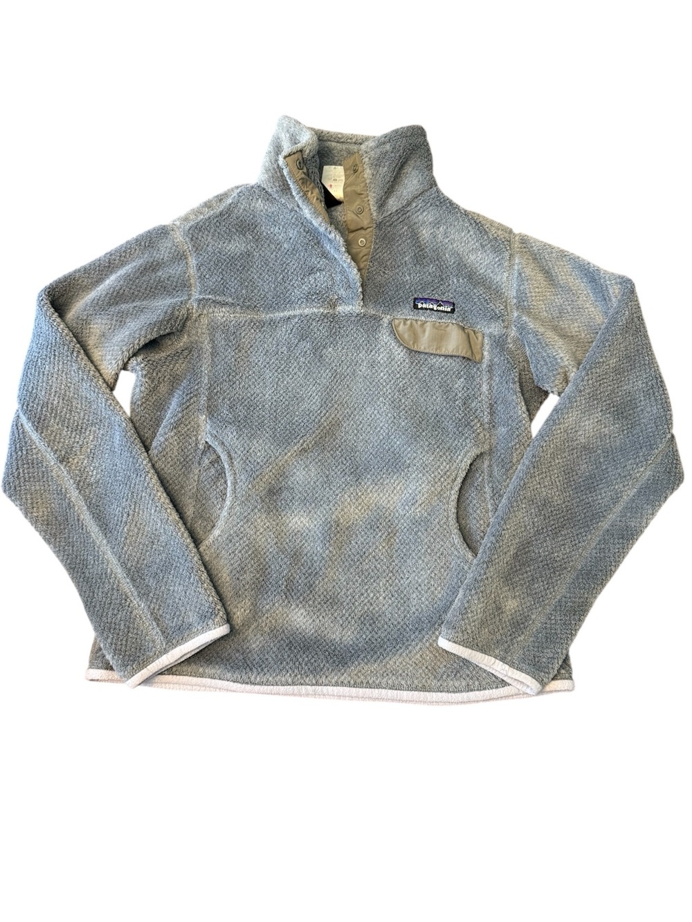 Patagonia Retool Snap T Fleece Gray Womens Size Small
